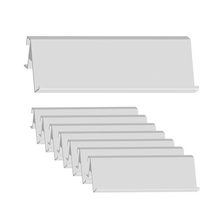 Bling Jewelry Unisex 8 Qty Plastic Wall Rail Shelves 9 Inch Hanging Accessories