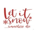 thumbnail image 2 of Lux + Me Designs 18x15 Black Ornate Wood Framed with Double Matting Museum Art Print Titled - Let It Snow, 2 of 4