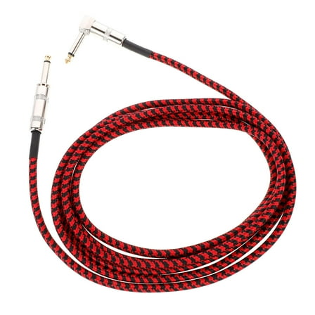 MUSEYA 1 Pc Guitar Wire Copper Core Red Black for Musicians with Guitar Volume Control Cable