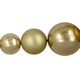 thumbnail image 5 of Northlight 6' Gold Shiny and Matte Shatterproof Ball Christmas Swag, 5 of 5