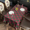 thumbnail image 2 of Red and Green Checkerboard Checkered Pattern Rectangle Tablecloth 60"x120",Waterproof Polyester Rectangle Table Cloth, Wipeable Spillproof Polyester Tablecloth for Dining, Camping, Indoor and Outdoor, 2 of 6