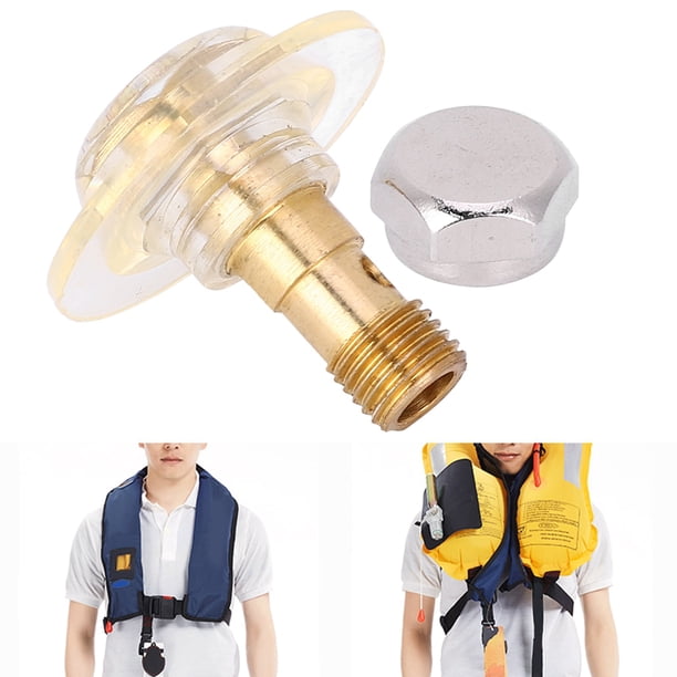 Accesorio De Chaleco Salvavidas De 25g, Núcleo De Válvula De Chaleco Salvavidas, Natación Salvavidas Dorada Para Chaleco Salvavidas Al Aire Libre