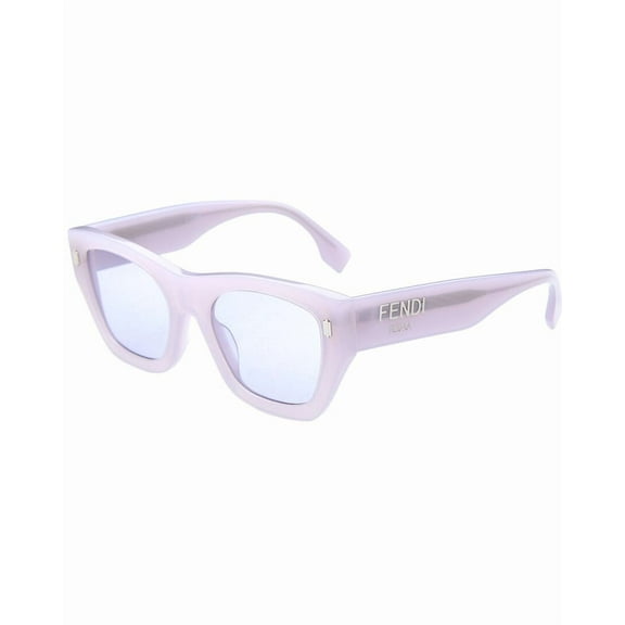 FENDI Women's FE40100I 53mm Sunglasses, Purple