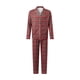 thumbnail image 3 of Pijamas navideños familiares a juego, camisetas a cuadros y pantalones con cintura elástica, pelele para bebé., 3 of 10