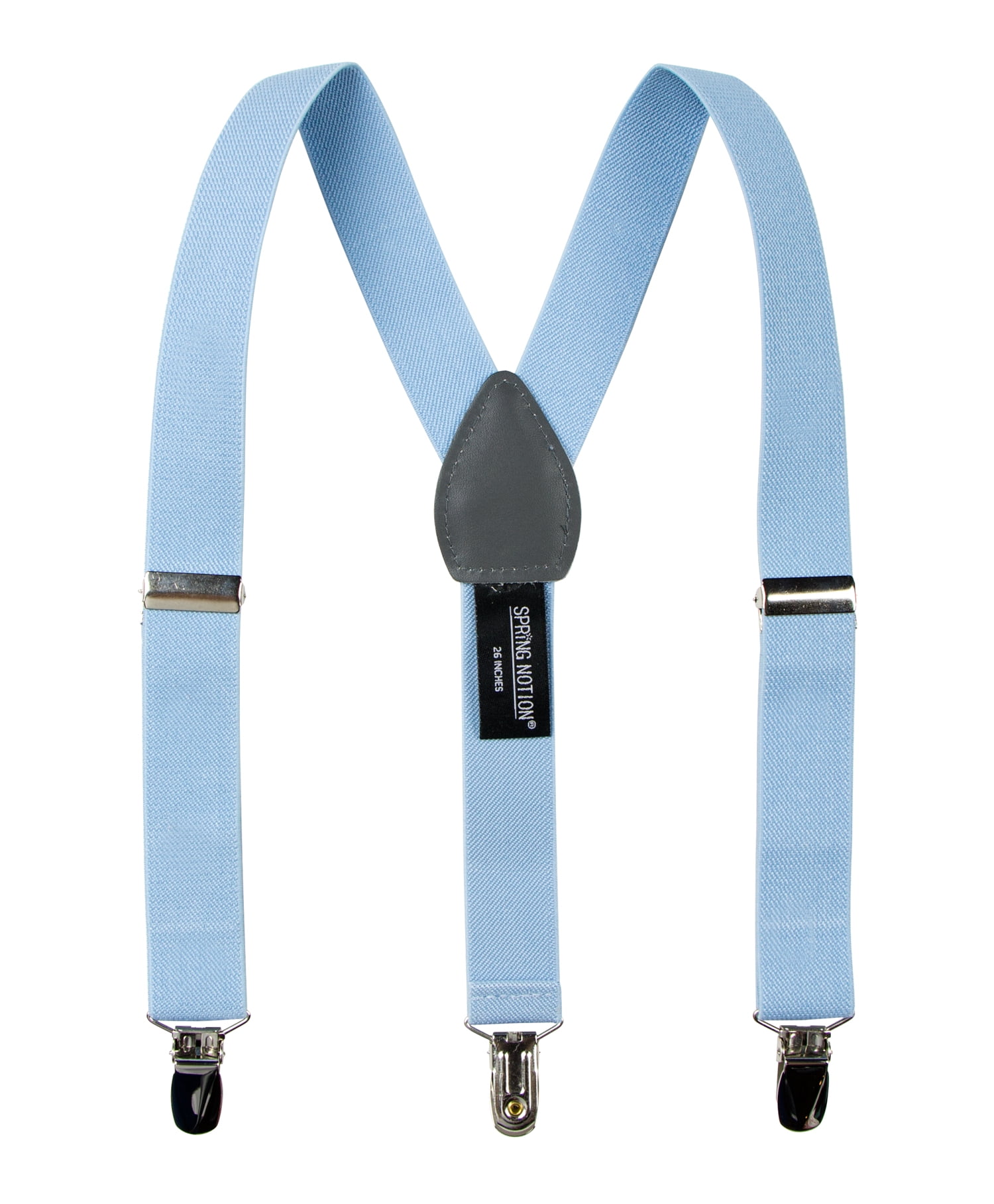 Spring Notion Boys' 4-Piece Dress Up Set - Pants, Shirt, Suspenders & Bow Tie, For Weddings & Special Occasions