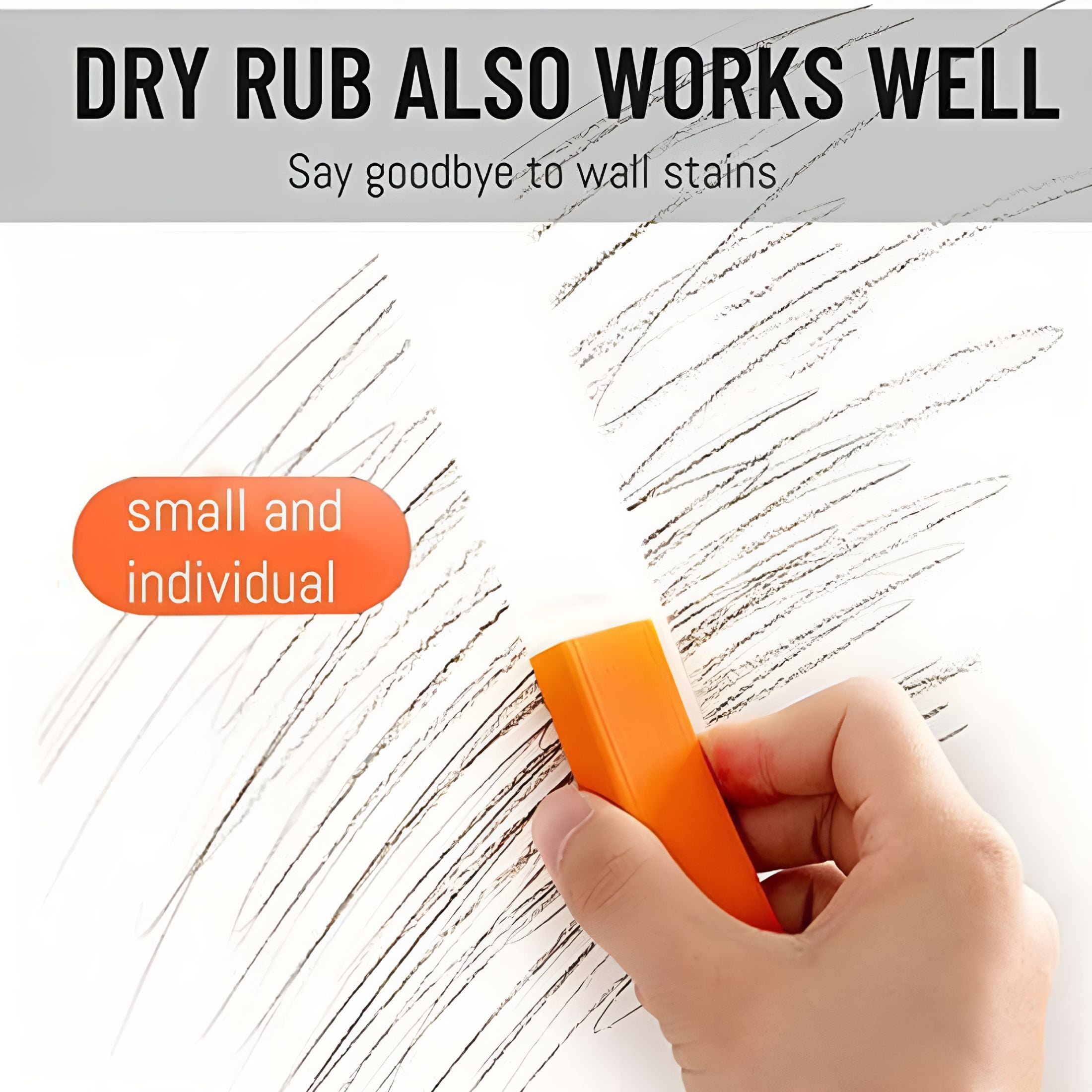 Stainless Steel Orange Eraser, Limescale Rust Glass Cleaning Eraser, E