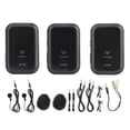 thumbnail image 3 of Lavalier Microphone, Multifunction UHF 20CH Wireless Lapel Microphone ABS Stable Omini For Outdoor Short Video, 3 of 8