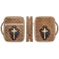 thumbnail image 2 of Yuyamidu Cross Bible Bags for Women Brown Quilted Bible Cover with Handle Lightweight Bible Carrying Case with Bookmarks Bible Tabs for Bible Study Supplies, 2 of 8