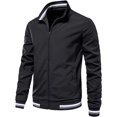 thumbnail image 1 of Men's casual jacket sports solid color men's jacket, 1 of 1