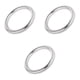 thumbnail image 1 of 2 hebillas soldadas de material acero inoxidable para bolsos, joyería, cuero, manualidades. Soledad Anillos O de acero inoxidable para barcos, 1 of 10