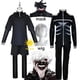 thumbnail image 2 of Anime Tokyo Ghoul Cosplay Kaneki Ken Cosplay Disfraces Uniforme Máscaras Sudadera con capucha Chaqueta Pantalones cortos Conjunto completo Trajes Peluca Hombres, 2 of 5
