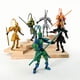 thumbnail image 3 of Titan 13 Action Figure,Stikbot Toys with Weapon Accessories,3D Printed Articulated Figurines, T13 Action Figure Robot, No Collector Should Miss It (Silver), 3 of 8