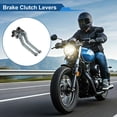 thumbnail image 2 of Palancas de freno y embrague largas únicas para Ducati 821 MONSTER 2014-2017, palanca de freno ajustable en 6 posiciones, aleación de aluminio tono titanio, 1 par, 2 of 7