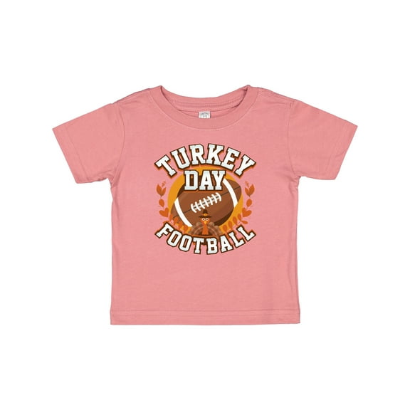 Inktastic Thanksgiving Football Turkey Day Boys or Girls Baby T-Shirt