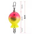 thumbnail image 2 of Señuelo de pesca Trampa Luz LED Lámpara de destello subacuático de caída profunda (C) Rosa Amarillo JShteea Para Estrenar, 2 of 4