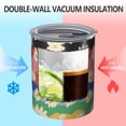 thumbnail image 2 of 12oz Coffee Tumblers Pioneer Flower Stainless Steel Vacuum Insulated Travel Tumbler Coffee Cups Mug with Lid and Straw with Cleaning Brush for Cold & Hot Drinks, 2 of 5