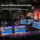 thumbnail image 4 of Las Luces Del Paisaje Patio Iluminaron La Césped Barandilla LED Con Solar, 4 of 9