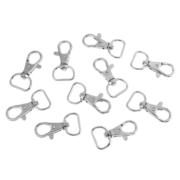 10 Uds de cierres giratorios Sharpla accesorios de joyería 13mm Broches giratorios de aleación