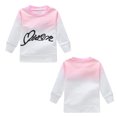 thumbnail image 3 of Otoño Niños Pullover Letras Algodón Gradiente Color Camiseta Tops (Rosa 2-3T)-196721.07 Tmvgtek Caballero, 3 of 7