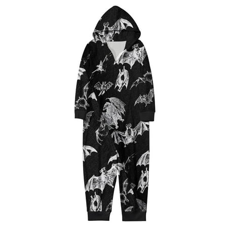 

SwoHaoen Kids Baby/Toddler One Piece Matching Family Halloween Spider Hooded Pajamas Fleece Child:8-9 Years