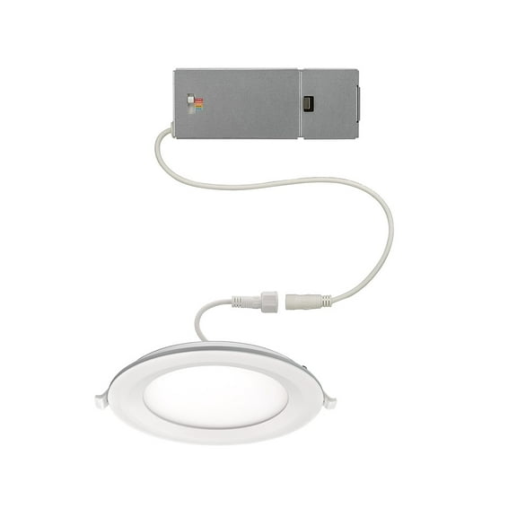 ETI 8″ LowPro Canless Direct Mount Downlight, 5CCT Selectable: 2700K/3000K/4000K/5000K, 538292020