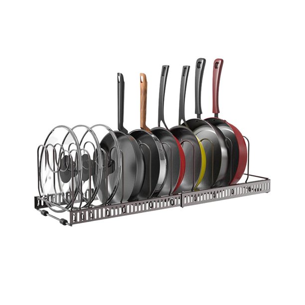 Careslong Pans Organizer Rack, Ushape Multifunctional Telescopic Pot