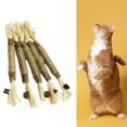 thumbnail image 3 of 5 palitos masticables de hierba gatera para limpiar los suministros del gato. Campanas, 3 of 8