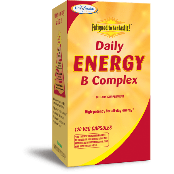 Enzymatic Therapy Fatigued To Fantastic Daily Energy B Complex 120 Ct