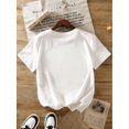 thumbnail image 2 of Valentine's Day women's T-shirt, heart-shaped coffee latte art print, stylish and comfortable short-Camisetas para mujer, lindas camisetas con estampado gráfico, de manga corta, estilo casual, para ve, 2 of 7