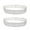 White, variant on Mersess 2pcs Miniature Fences DIY Wood Picket Fences Ornament Stakes for Bonsai Succulents Pots Landscape Decor 90cmX 5cm White