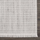 Hauteloom Gowan Living Room, Bedroom Farmhouse Area Rug - Natural Solid ...