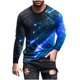 thumbnail image 1 of Blusas y camisas de manga larga y cuello redondo para hombre, camisetas casuales con estampado de moda y cuello redondo, blusas de licra de manga corta para hombre., 1 of 4