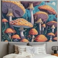thumbnail image 2 of Orinice Mushrooms Grass Sky Tapestry Wall Hanging Unique Style Graphic Art for Home Decor Living Room Bedroom Farmhouse Dorm 50x40inch, 2 of 6