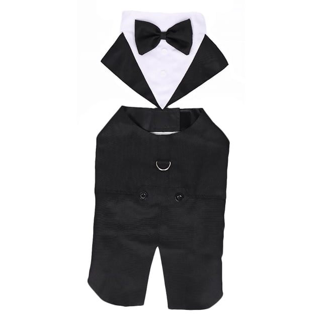 EeaseMX Camisa formal de boda para perro, esmoquin de algodón, traje de moda para mascota para cosplay, boda