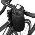 thumbnail image 4 of AOOOWER Bicycles Cup Drink Holder Insulated Stem Bag Bike Storage Pouch Bike Water Bottle Holder Bag Bike Bag Handlebar Stem Bag, 4 of 17