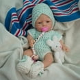 thumbnail image 5 of Minimuñeca de silicona MYREBABY Cindy de 7 cm con conector de alimentación, 5 of 5