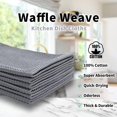 thumbnail image 3 of LAICAIW Microfiber Kitchen Dish Towels 6 Pack- 17 x 25\u201d Super Absorbent Kitchen Hand Dish Cloths, Lint Free & Quick Drying (Light Gray), 3 of 7