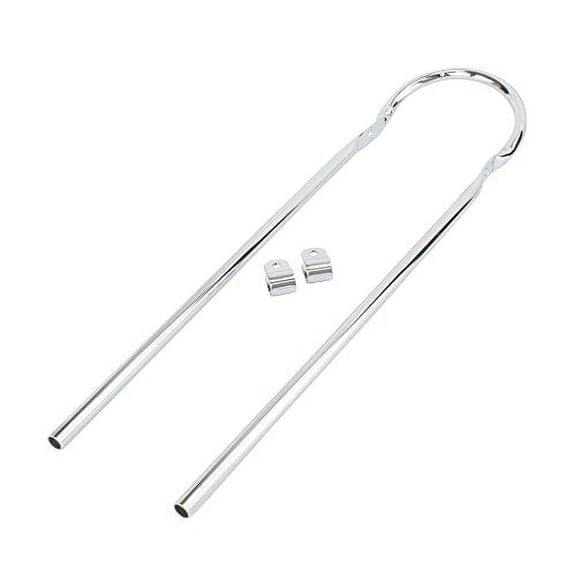 20" Adjustable Straight Sissybar with Clamps