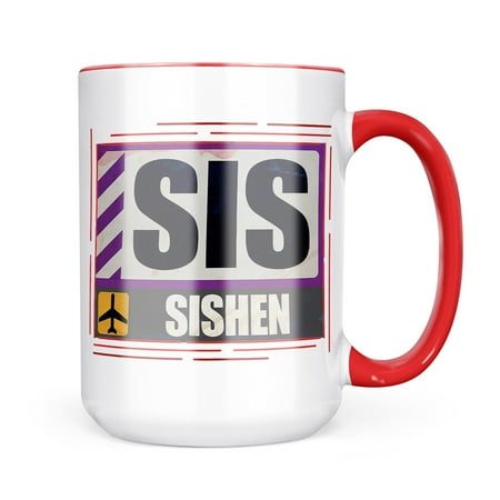 

Neonblond Airportcode SIS Sishen Mug gift for Coffee Tea lovers