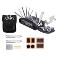 thumbnail image 1 of de herramientas para bicicleta 16 en un, multifunción, herramienta de reparación de bicicleta de mantenimiento de bicicletas con parches Cuadrado 14x10x4CM DYNWAVEMX reparación de mecánico de ciclismo, 1 of 6