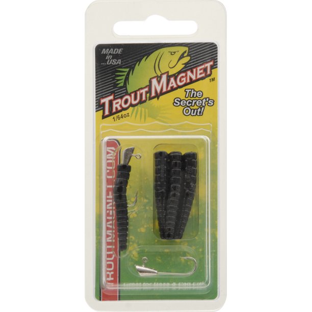 Trout Lure, Black, 1/64 Oz.