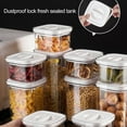 thumbnail image 3 of Cereal Storage Box Large Capacity Transparent Airtight Food Storage Container Sealed Storage Tank Kitchen Organizer, 3 of 7