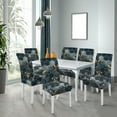 thumbnail image 3 of Chair Covers for Dining Room Set of 6, Stretch Dining Chair Cover 6 Pieces, Washable Kitchen Parsons Chair Slipcovers 6 Pack, Removable Seat Protector for Home and Party, 3 of 4