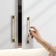 thumbnail image 3 of Goo-Ki 6-Pack 11.3''Hole Center Brushed Brass Zinc Alloy Solid Cabinet Handles Brushed Brass Drawer Handles, 3 of 4