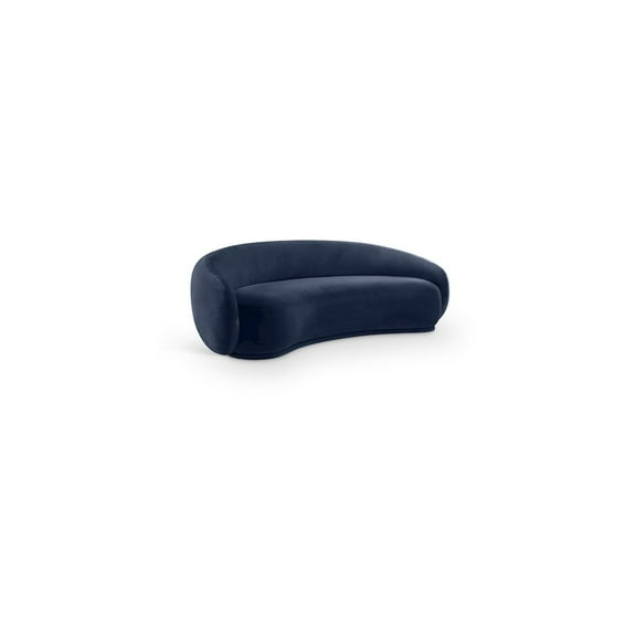 Meridian Furniture Emery Navy Velvet Sofa