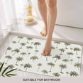 thumbnail image 6 of Palm Trees Doormat Outdoor Entrance 16"x24", Green Botanical Summer Tropical Plants Absorb Moisture Dirt Door Mats, Non-Slip Rubber Backing Floor Mats Indoor, Low-Profile Front Door Rugs, 6 of 9