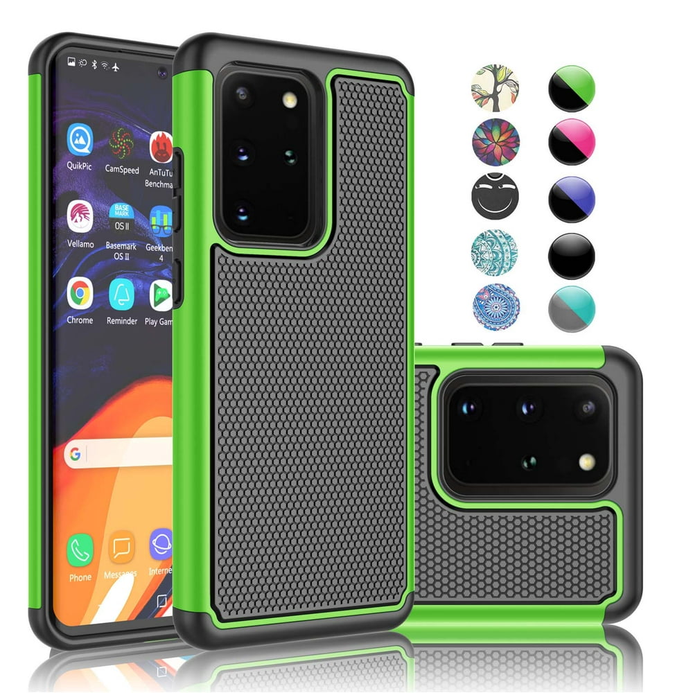 Njjex Cases for 2020 Samsung Galaxy S20 S20+ S20 Plus S20 Ultra, Njjex Shock Absorbing Dual