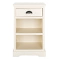 thumbnail image 2 of SAFAVIEH Griffin One Drawer Side Table White, 2 of 7