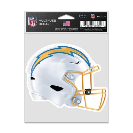 Wraft Fanatics 9416636984 3.75 x 5 in. Los Angeles Chargers Decal – Helmet Fan