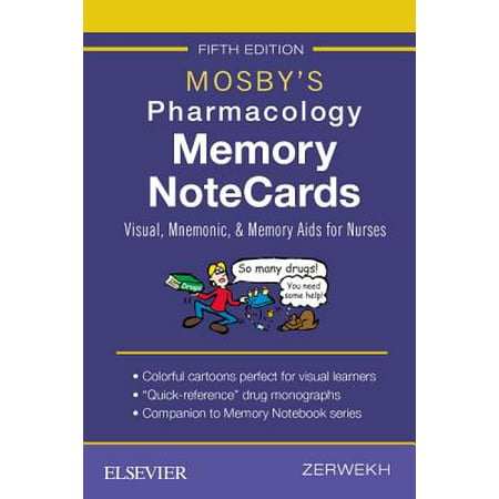 Mosby's Pharmacology Memory Notecards : Visual, Mnemonic, and Memory AIDS for (Best Pharmacology Textbook For Medical Students)